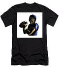 Quarterback Throw Ball Scratchboard Aloysius Patrimonio T-Shirt