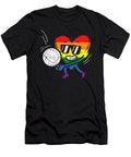 Rainbow Flag Heart Volleyball Lgbt Pride Month Gay Ally Dhbubble T-Shirt