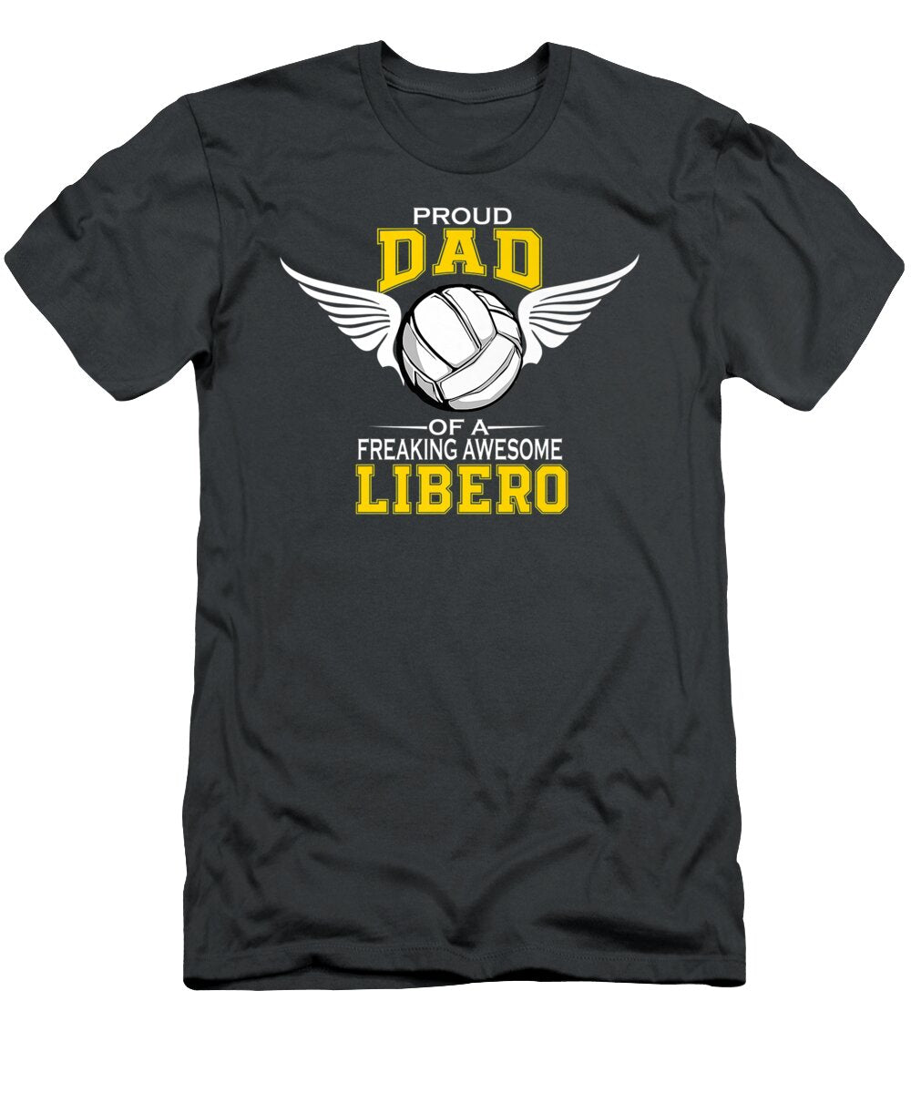 Reaking Awesome Libero Volleyball Father Roarke Eshaal T-Shirt