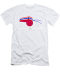 Red White and Blue Stripe on Thai Whistle Iam Nee T-Shirt