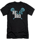 Relax Bro Lacrosse Player Lax Stick Chilling Game Raphaelartdesign T-Shirt