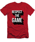 Respect the Game Red College Mascot Designs T-Shirt