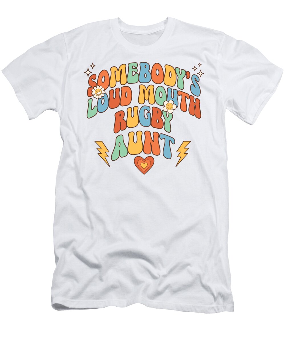 Retro New Aunt Loudmouth Rugby Aunt Deon Du Plessis Art T-Shirt