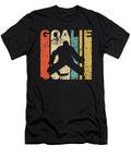 Retro Style Hockey Goalie Silhouette Sports Distressed Kevin Garbes T-Shirt