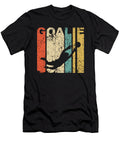 Retro Style Soccer Goalie Silhouette Sports Distressed Kevin Garbes T-Shirt