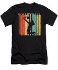 Retro Style Volleyball Player Silhouette Sports Distressed Kevin Garbes T-Shirt