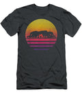 Retro Vintage Sunset Old School Rugby Sport Game Funny Enricu Jebai T-Shirt