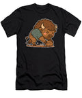 Rugby Bison Dive Cartoon Maisie Jackson T-Shirt
