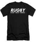 Rugby Blood Sweat Bruises Football Sport Noirty Designs T-Shirt