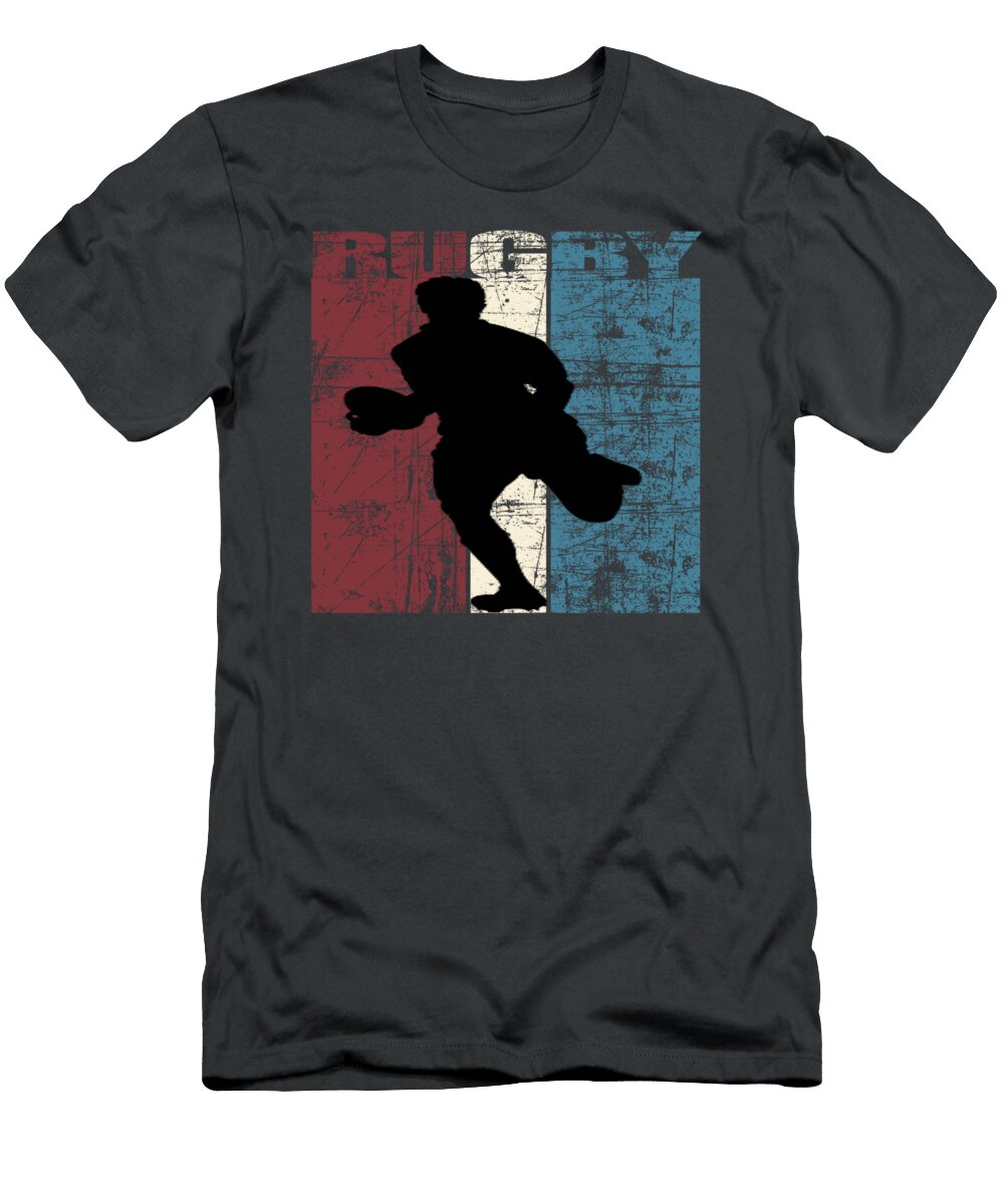 Rugby Idea Rugby Vintage Rugby Player Distressed Dudley Lucie T-Shirt