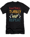 Rugby Turkey Repeat Football Fan Thanksgiving Shirtom T-Shirt