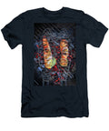 Salmon Steaks in Fish Grills Over a Fire Top View Petr Gross T-Shirt