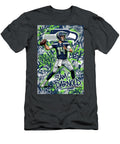Sam Darnold Seattle Seahawks Graffiti Poster Football Player NFL Sampadart Gallery T-Shirt