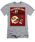 San Francisco 49ers Football Artwork Kevin Walker and Pixel Reverie T-Shirt