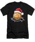 Santa Sports Christmas Volleyball Player Natalie Lidford T-Shirt