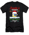 Santas Favorite Volleyball Player Christmas Volleyball Th T-Shirt