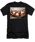Sausage Vegetable and Mozzarella Pizza Cooked on the Barbecue Eising Studio Food Photo Video T-Shirt