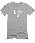 Seagulls Gathering At the Cricket Elizabeth Tuck T-Shirt