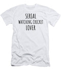 Serial Watching Cricket Lover Funnygiftscreation T-Shirt