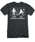 Serve and Spike Volleyball Your Grandpa My Grandpa for Grandsons Granddaughters Volleyball Grandpa T-Shirt