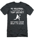 Serve Up the Mystery with My Top Secret Volleyball Skills Volleyball Mystery T-Shirt