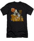 Skeleton Dinosaur T Rex Basketball Player Baskeball Colorfulsnow T-Shirt