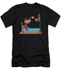 Skeleton Dinosaur T Rex Basketball Player Colorfulsnow T-Shirt