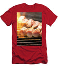 Skewers of Pork Fillet Wrapped in Bacon on the Barbecue Eising Studio Food Photo Video T-Shirt