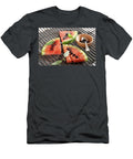 Sliced Grilled Watermelon with Balsamic Cream and Pineapple Sage Teubner Foodfoto T-Shirt