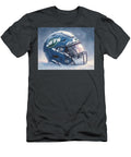 Snow Covered New York Jets Helmet Kevin Walker and Pixel Reverie T-Shirt