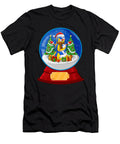 Snowman Volleyball Santa Hat Merry Christmas Sophie Eleanor T-Shirt