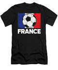 Soccer Ball France Flag Football Player 2021 Gift Thomas Larch T-Shirt