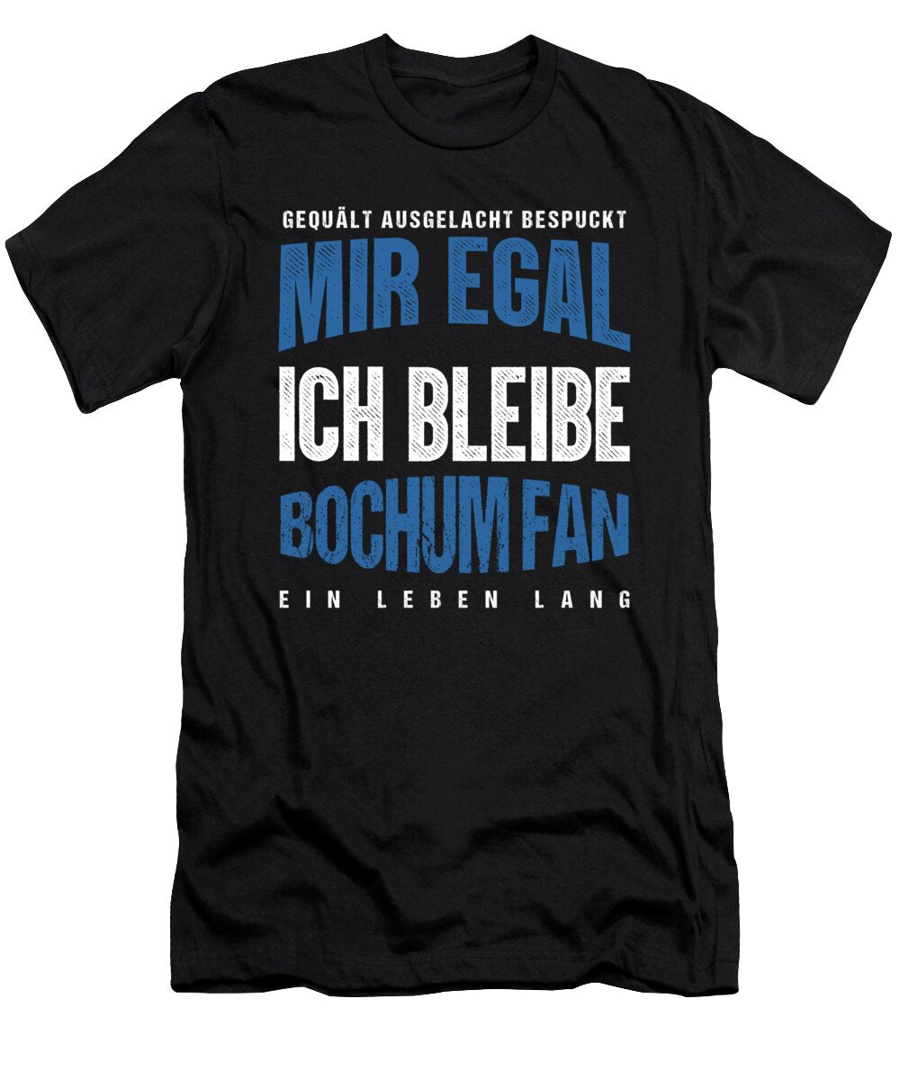Soccer Football Goalie Germany German Gift It Doesnt Matters for Me I Remain a Bochum Fan Thomas Larch T-Shirt