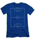 Soccer Pitch White Lines Portrait Tom Hill T-Shirt