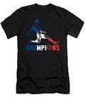 Soccer Player Ball France Flag Football Team 2021 Gift Thomas Larch T-Shirt
