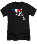 Soccer Player France Flag Cape Football 2021 Gift Thomas Larch T-Shirt