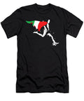 Soccer Player Italy Flag Cape Football 2021 Gift Thomas Larch T-Shirt