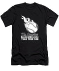 Softball Batter Catcher Pitcher Softball Mom Crazy Squirrel T-Shirt