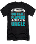 Softball Best Catcher Batter Pitcher Softball Uncle Crazy Squirrel T-Shirt