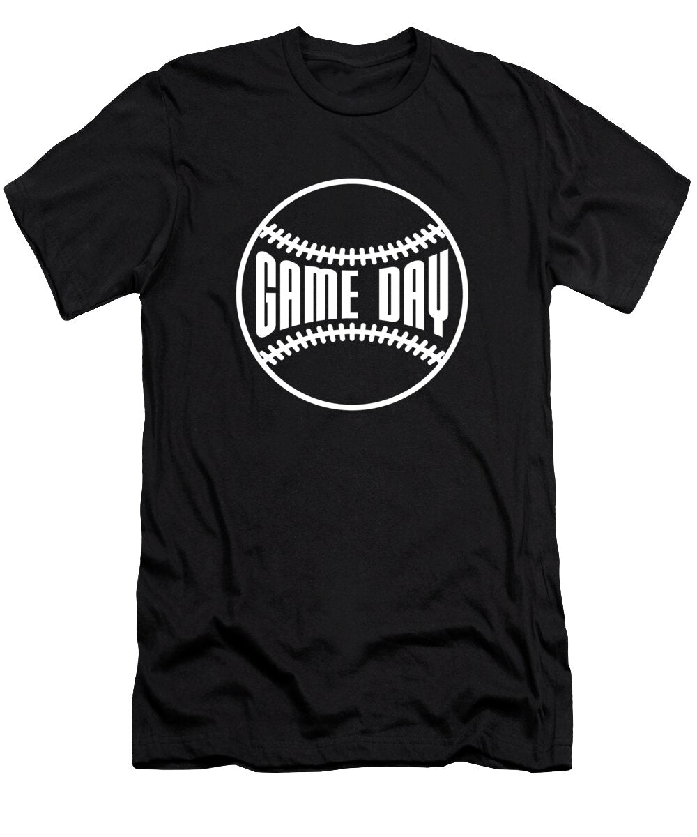 Softball Catcher Pitcher Batter Game Day Crazy Squirrel T-Shirt