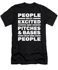 Softball Catcher Pitcher Batter Softball Crazy Squirrel T-Shirt