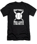 Softball Catcher Pitcher Batter Softball Mom Voice Crazy Squirrel T-Shirt