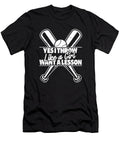 Softball Catcher Yes I Throw Like a Girl Want a Lesson Crazy Squirrel T-Shirt