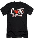 Softball Love Bat Ball Helmet Player Pitcher Gift Thomas Larch T-Shirt