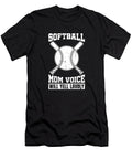 Softball Mom Voice Crazy Squirrel T-Shirt