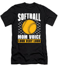 Softball Mom Voice Pitcher Catcher Batter Softball Mom Crazy Squirrel T-Shirt