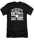 Softball Pitcher Batter Catcher Softball Dad Crazy Squirrel T-Shirt