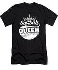 Softball Pitcher Batter Catcher Softball Queen Crazy Squirrel T-Shirt