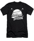 Softball Pitcher Batter Catcher Softball Season Crazy Squirrel T-Shirt