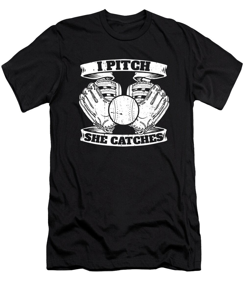 Softball Pitcher Crazy Squirrel T-Shirt
